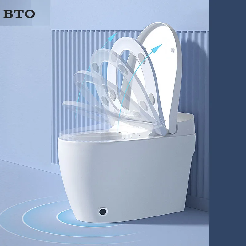 

High-end Modern Smart Intelligent WC Sanitary Ware Toilet Bathroom Ceramic Floor Mounted Toilet with Bidet Function