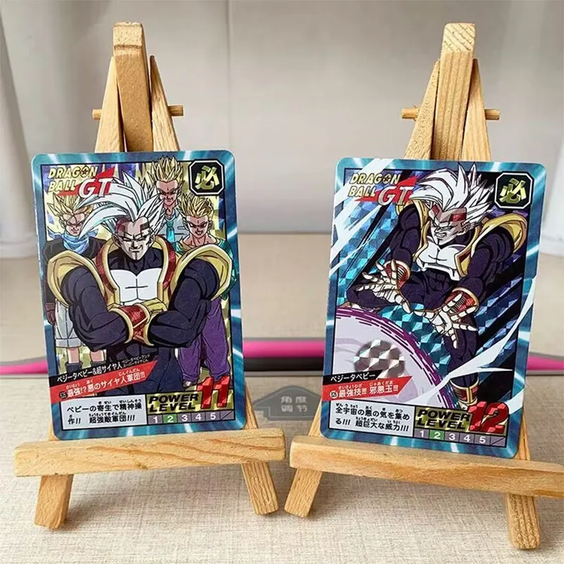 Dragon Ball Collectible Cards Boys Games Toys Table Games Birthday Gifts DIY Anime Ox-King Pilaf Rem Miku Premium Flash Cards