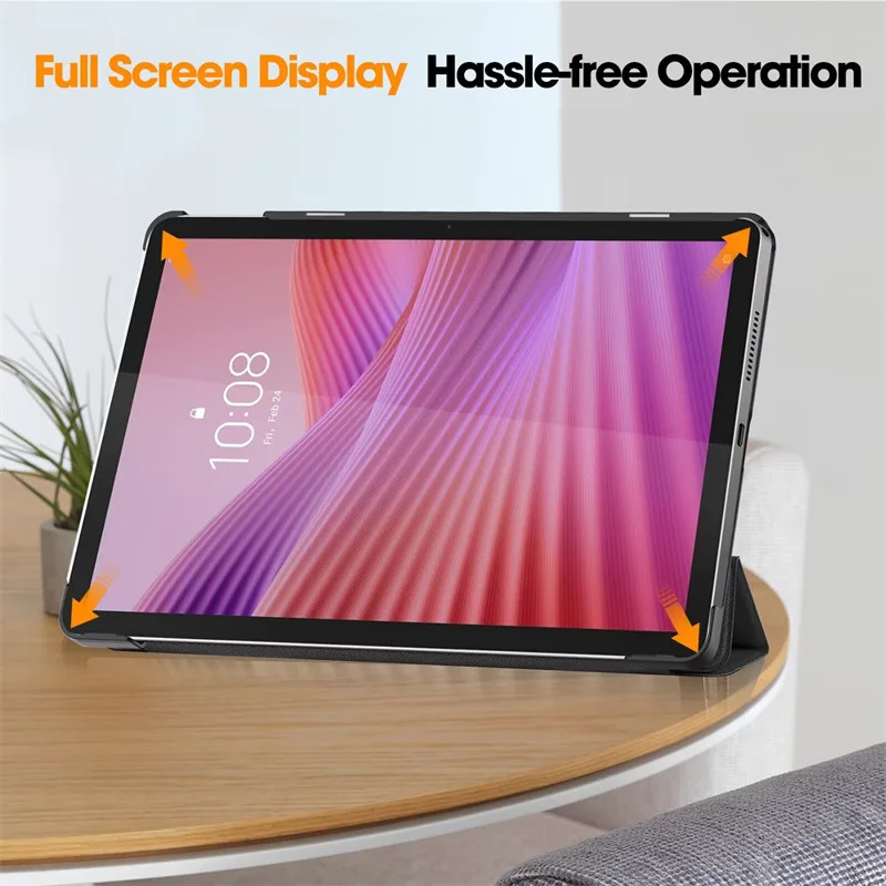 Dreifach Faltbare Hülle für Lenovo Zhaoyang K10C 2. Generation 10,1 TB311FU mit Auto-Wach-/Schlaf-Funktion Stoßfeste PC-Abdeckung für Lenovo – Detail 4