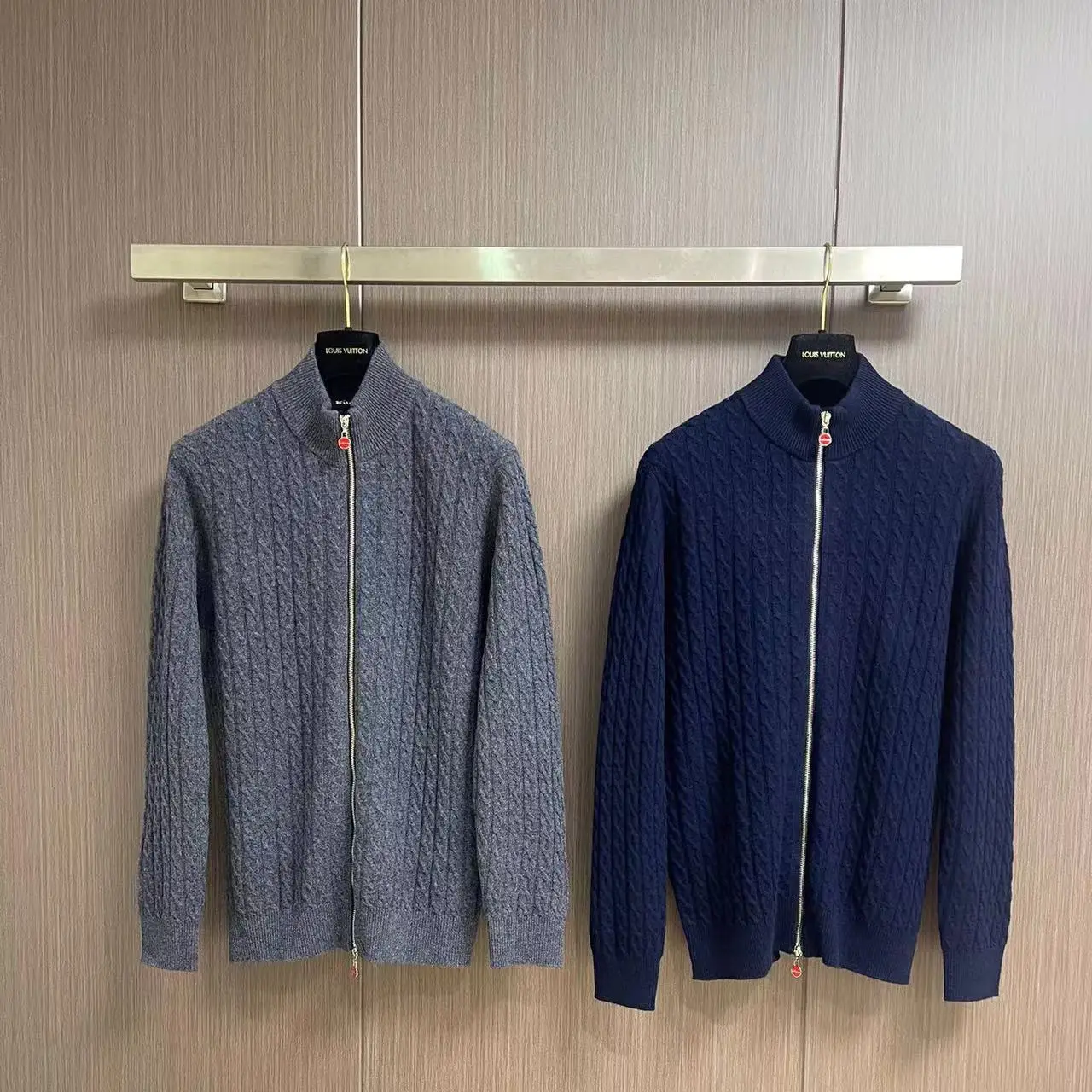 

Светлый вязаный свитер из шерсти Old Money Wind Kiton, приятный для кожи, ветровой ребристый