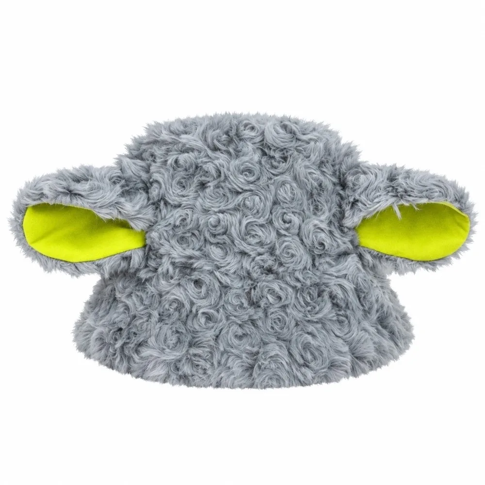 Kawaii Bucket Hat Fuzzy Soft Sheep Fisherman Hat Warm Fluffy Lamb Ear Hat Outdoor