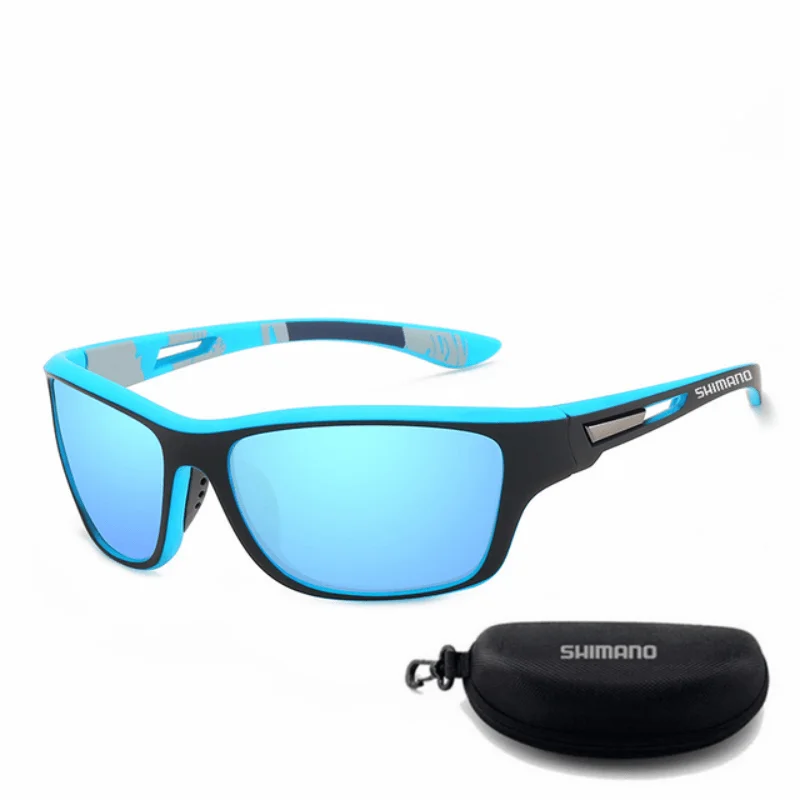 Gafas de sol polarizadas con protección UV400 para hombre y mujer, lentes para caza, pesca, conducción, bicicleta, caja opcional