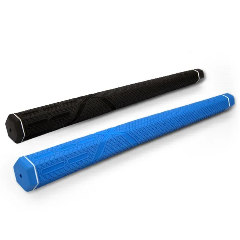 PGM Golf Club Grips Hexagonal Grip Rubber Grip Applicable for Iron and Wooden Golf Clubs Putter Grip Black/Blue SB004