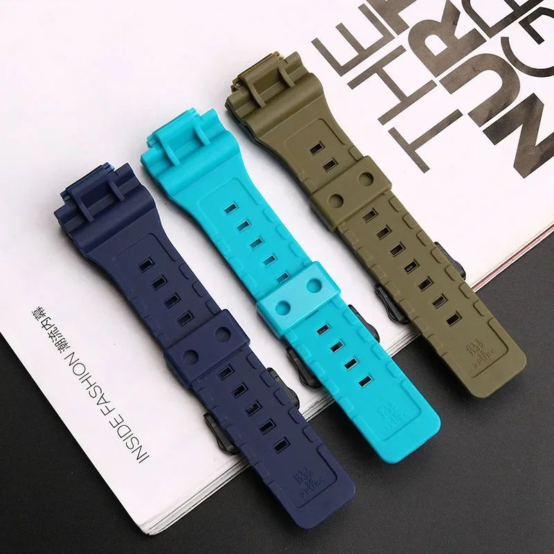 Silicone Watch Band Resin Watch Band Suitable for Casio AQ-S810W AQS810WC 5208 Rubber Watch Accessories 18mm