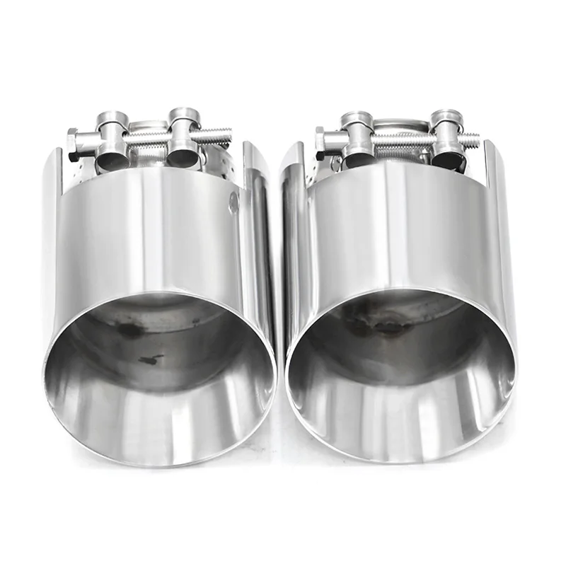2pcs/lot Exhaust Tip For BMW 3 Series G20 G21 Exhaust Pipe Tailpipe 320d 330i 330e 320i Muffler Tip Nozzle Directly Plug Exhaust view 2