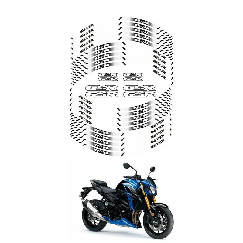 Per SUZUKI GSR 125 250 600 750 tutte le parti del motociclo Contour Wheel Decoration decalcomania Sticker - A