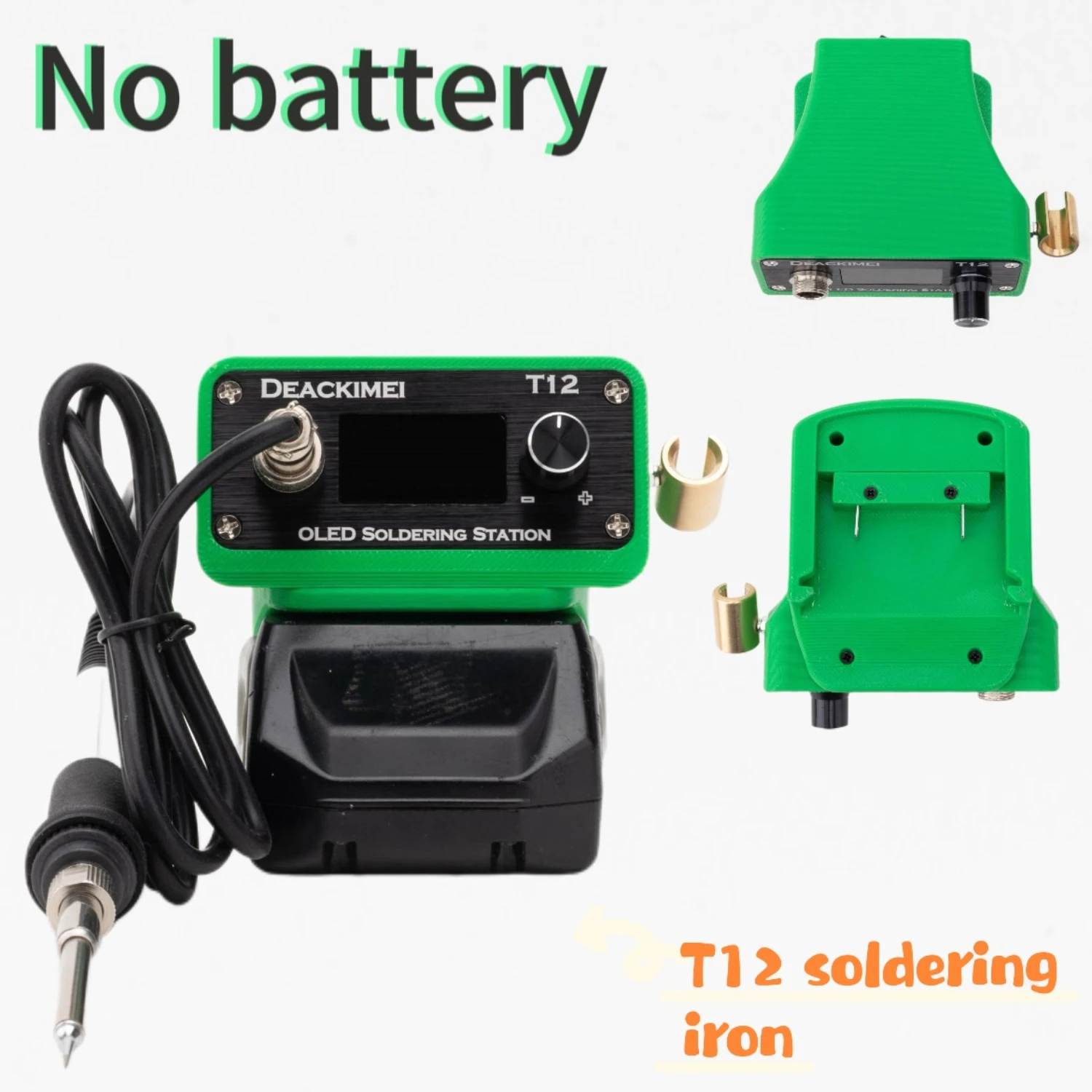 

T12 Soldering Iron Welding Electric Digital Welding Station DIY Repair Cordless Suitable for Hitachi/HIKOKI18v Lithium Battery