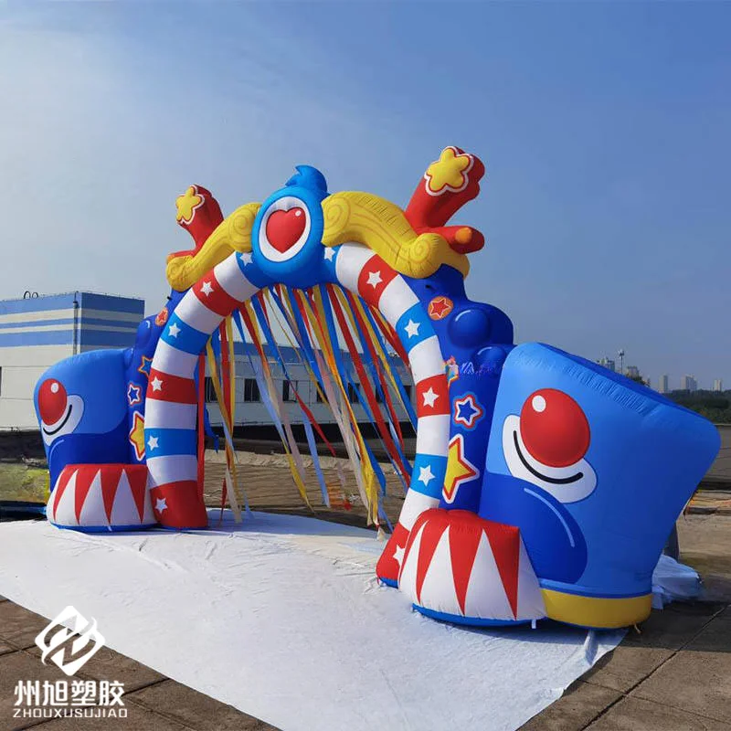 Inflatable clown arches, decorative props for large-scale outdoor shopping mall and square events