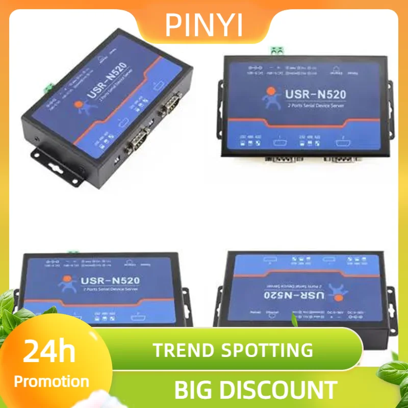 

Акция USR-N520 Последовательный порт RS232/RS485/RS422 к Ethernet-серверу Modbus RTU к Modbus TCP