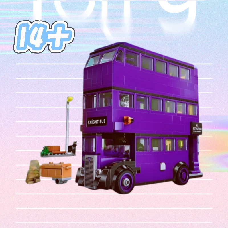 Nuevo Autobús de Caballeros de la Noche, 499 Piezas, Mundo Mágico de Harry Potter 76446, Bloques de Construcción, Ladrillos, Decoración para el Hogar, Juguetes, Regalos de Cumpleaños