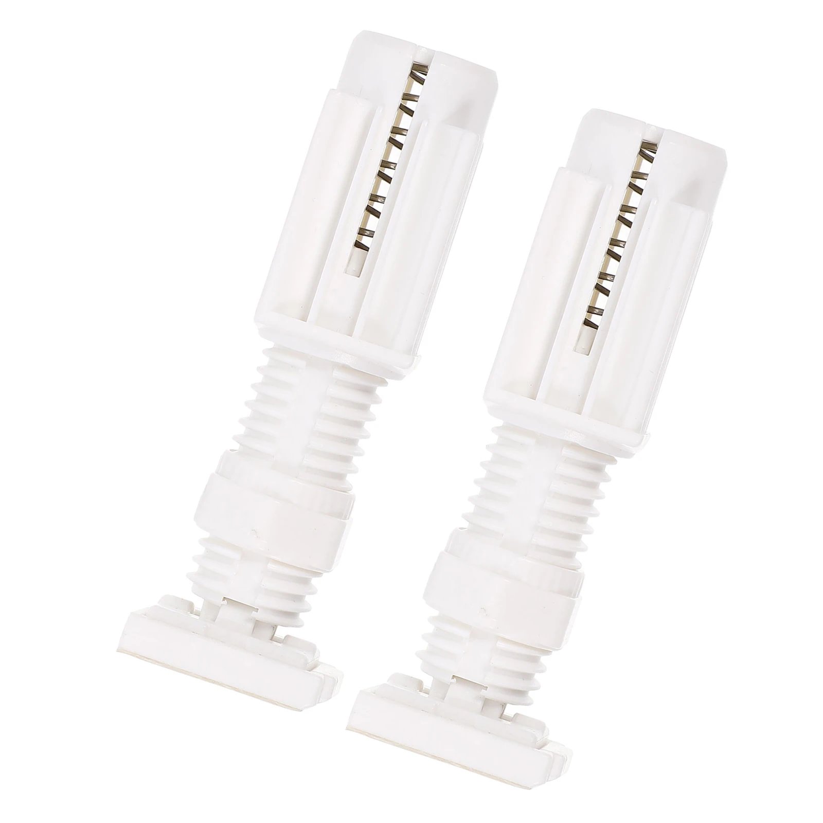 

2Pcs Blind Mounting Brackets No Drill for Windows Universal Louver Curtain Fixing Bracket Easy Install White Plastic Venetian