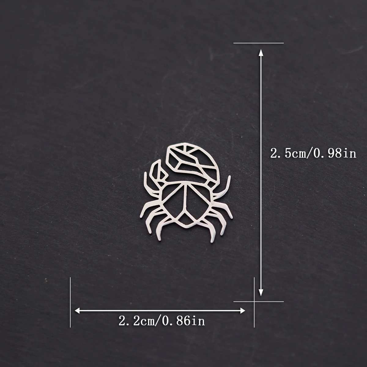3pcs Tiny Crab Charms Stainless Steel Sea Animal Pendants DIY Cute Necklace Handmade Bracelet Jewelry Making Wholesale