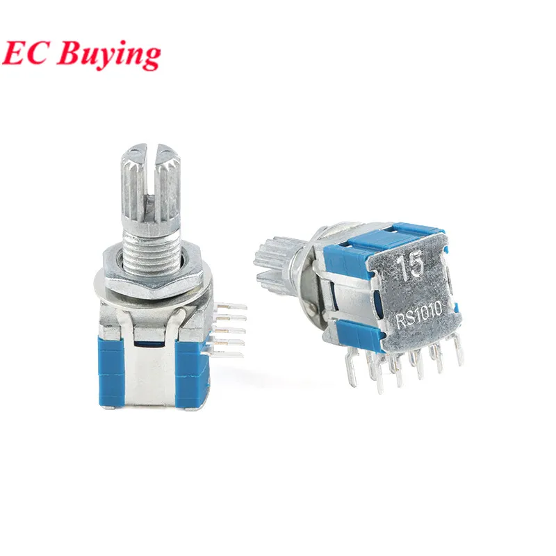5Pcs/1pc RS1010 Band Switch Rotary Gear Change Switch 1 Pole 2 3 4 5 6 Position 2 Pole 2 3 4 Position Potentiometer Knob Hat