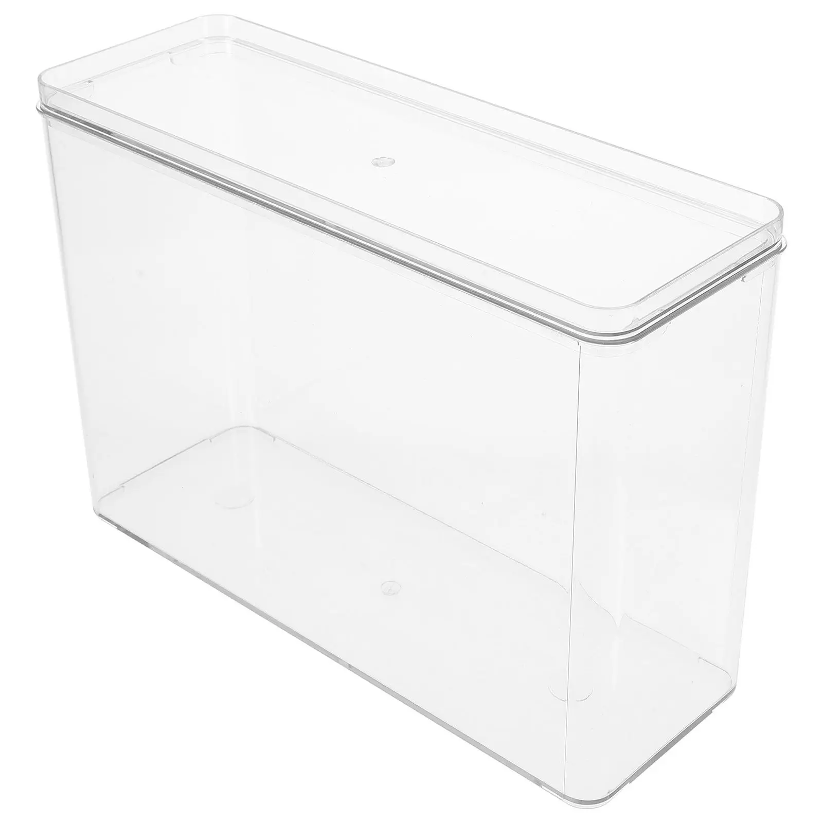 

Large Capacity Acrylic Storage Box Transparent Desktop Organizer for Phone Case Sundry Household Office Organizing
