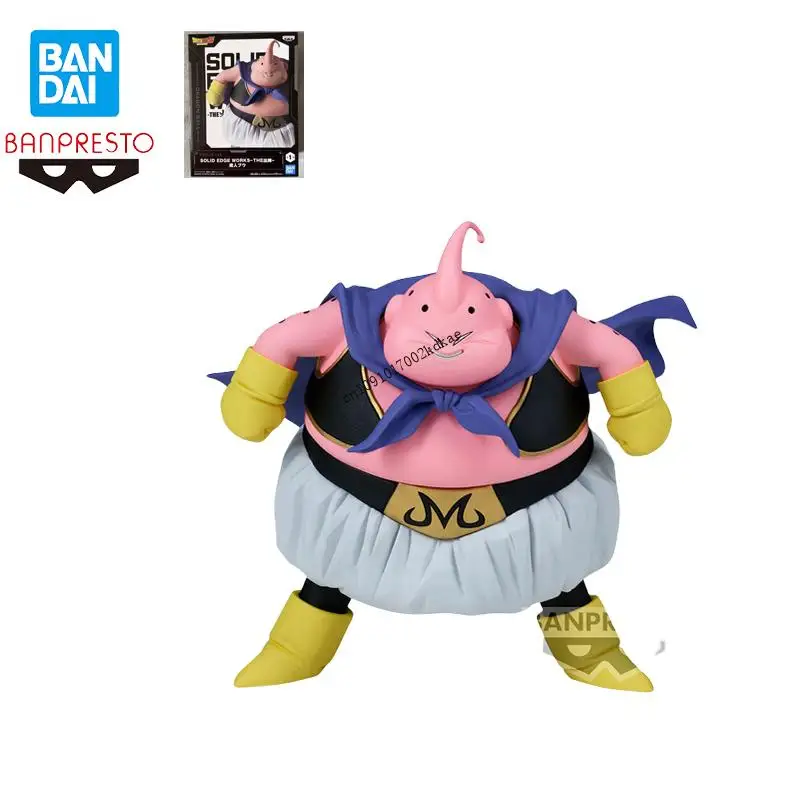 Original In Stock Bandai Dragon Ball Z SOLID EDGE WORKS Majin Buu Figure Model Decorate Anime Movies Cute Cartoon Festival Gift