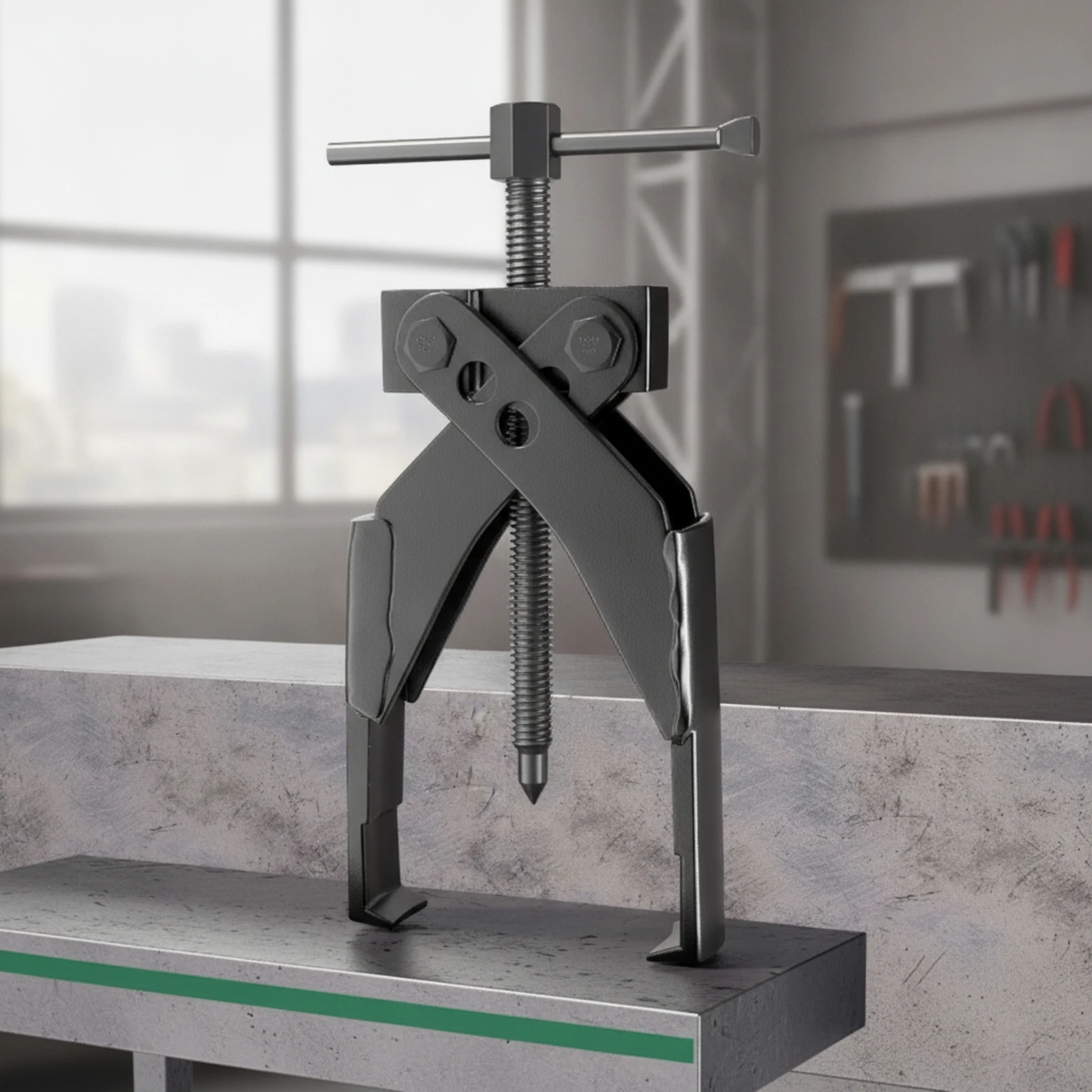Two-Jaw Puller with T-Handle Heavy-Duty Two Jaw Puller Removal Tool High-Strength Versatile for Mechanics, Workshop, Garage