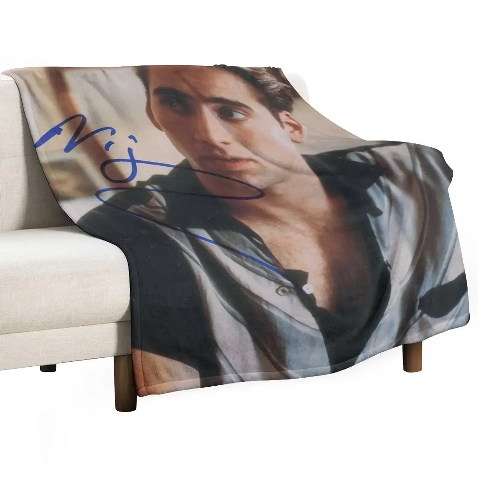 

young nicolas nddeleng tembok Throw Blanket Decorative Sofas Luxury Throw Soft Big Blankets