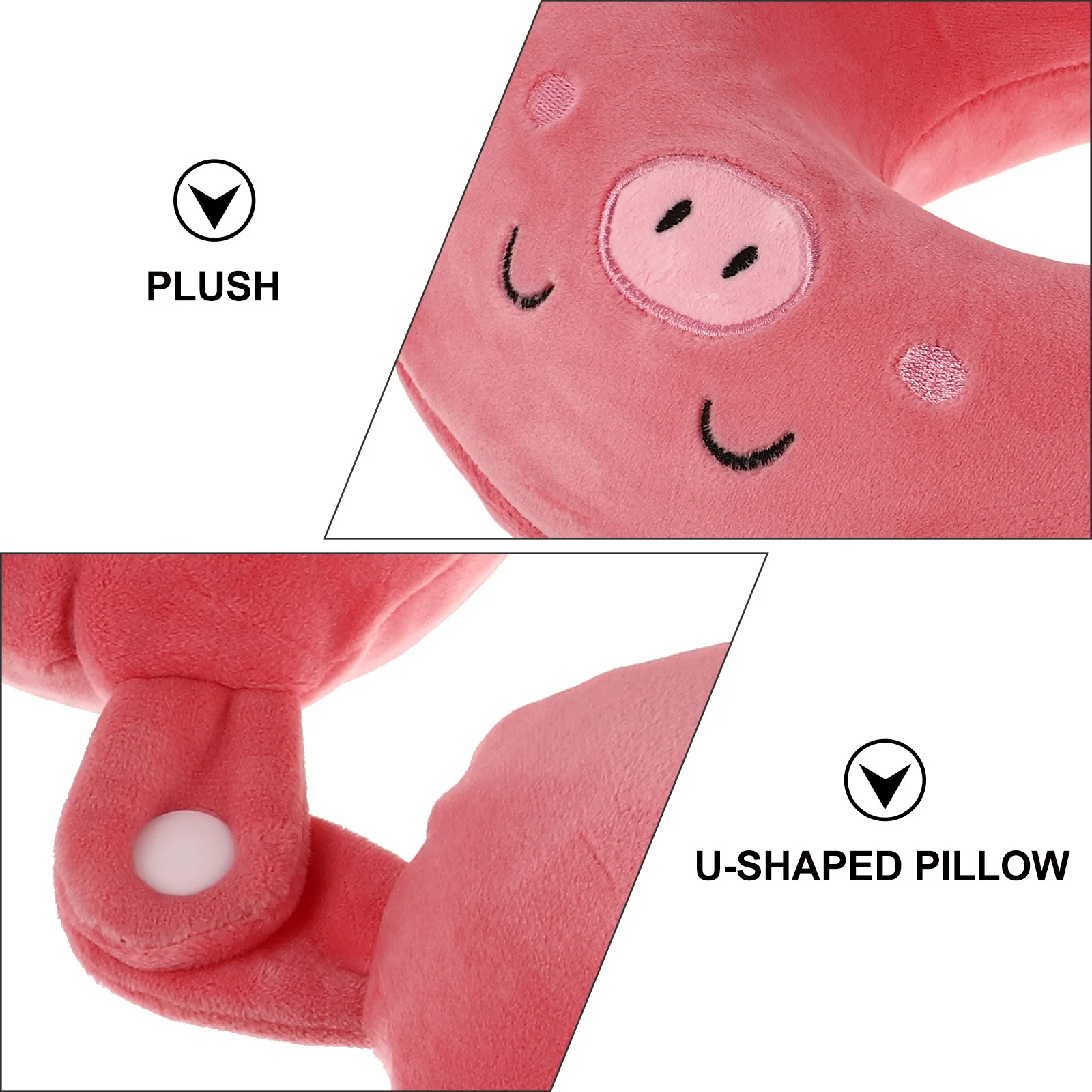 

1Pcs Travel Neck Pillow U Shaped Support for Sleeping in Airplane Car Office Ergonomic Cervical Spine Comfort Pillow