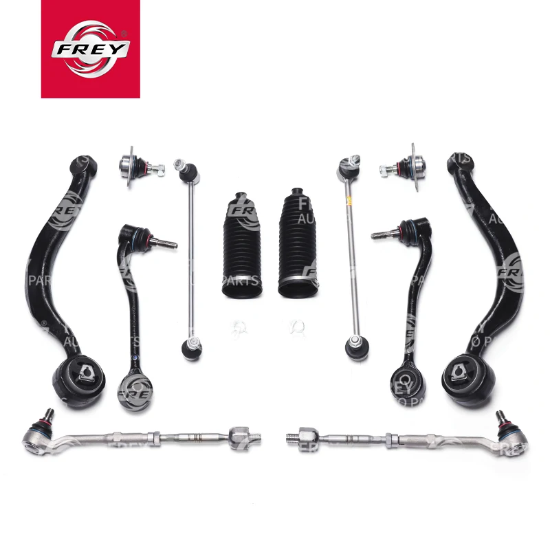 Car Suspension Parts Kits For BMW E53 Control Arm Stabilizer Link Tie Rod End Assembly 31126760275 31126760276 31121096170