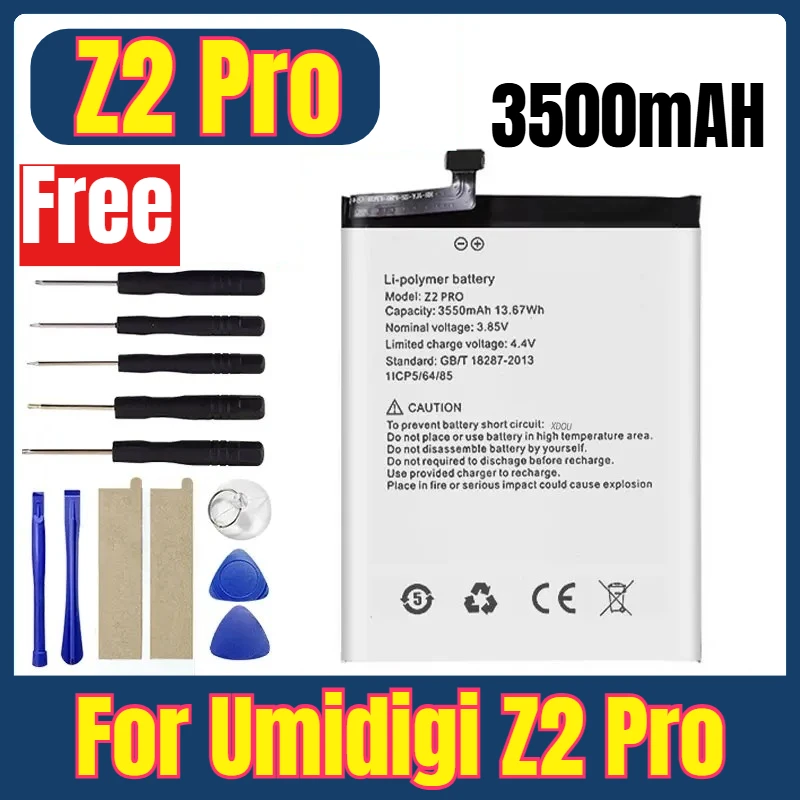 

3.85V 3500mAH Mobile Phone Batteries for Umidigi Z2 Pro+Tool