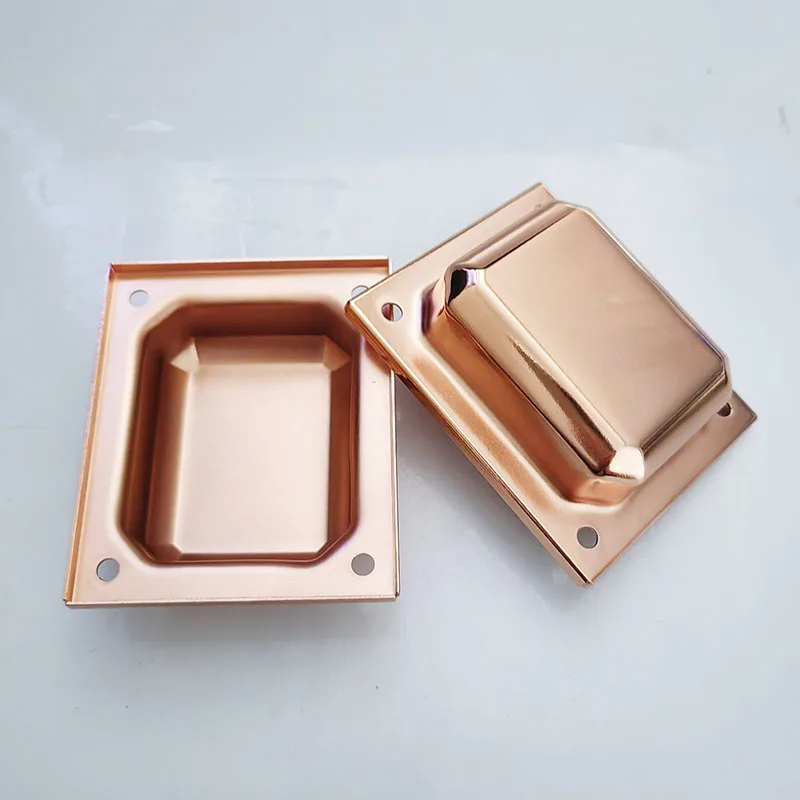 Cubierta lateral superior del transformador, campanas finales, cubierta de sellado de escudo de Metal, accesorios para altavoces de Audio, 2 uds.