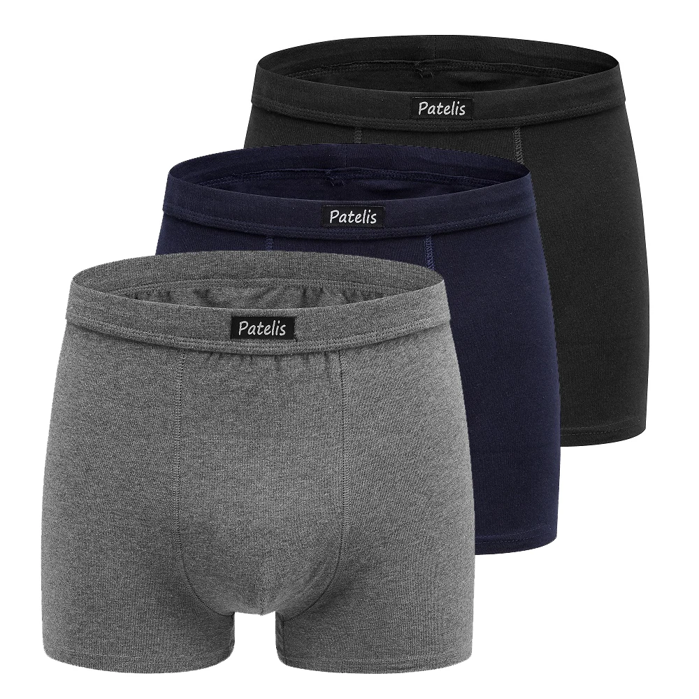 1/3 Pack of Men's Boxer Underwear Plus Size 90-220KG Soft Breathable Comfortable Loose High Elastic Boy's Panties Briefs Shorts