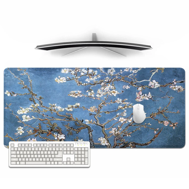 Mouse Pad Gaming Van Gogh Art xl Computer Home Hd Mousepad xxl Mouse Mat Office Non-slip Natural Rubber Soft Mouse Mats Mice Pad