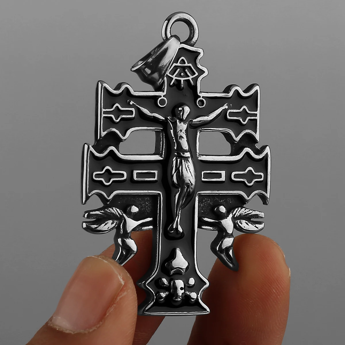 

316L Stainless Steel New Original Hip Hop Jesus Heavy Industry High Quality Pendant Men Ladies Necklace Wholesale