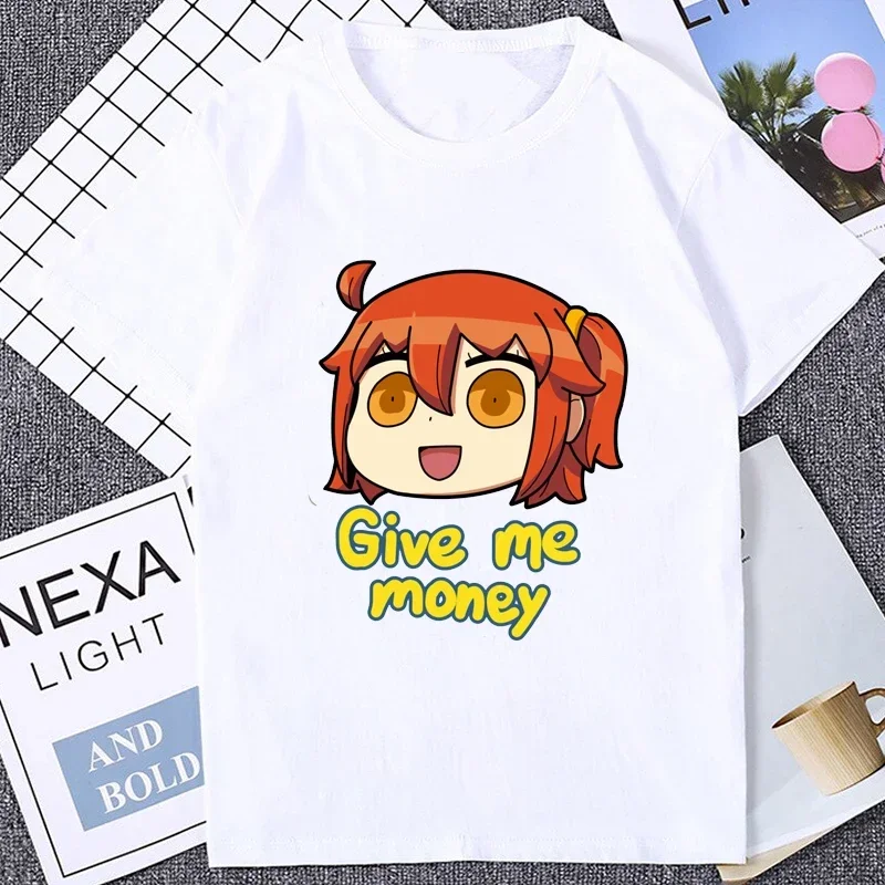 Japan Hot Game Grand Order Fate Printed Man Tshirt Mobile Game ACG Fans Harajuku Women T-shirt Summer Casual Loose Soft Tees