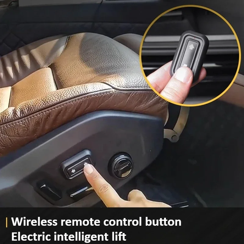 For Volvo XC60 XC90 2018-2026 Car Co-pilot Electric Leg Support Upgrade 90 Degree Adjustable Passenger Seat Leg Rest Leather Pad detail image 4
