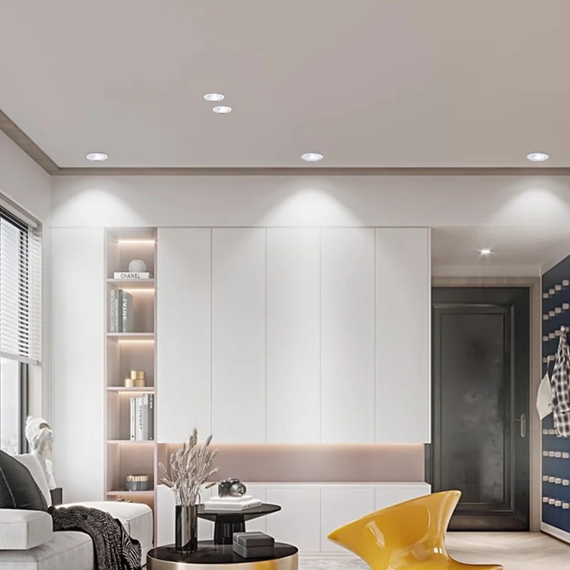 Fotografia 7: Refletor cob embutido dali 0-10v led downlight tuya bluetooth zigbee ra95 inteligente regulável alumínio ac110v 220v iluminação interna