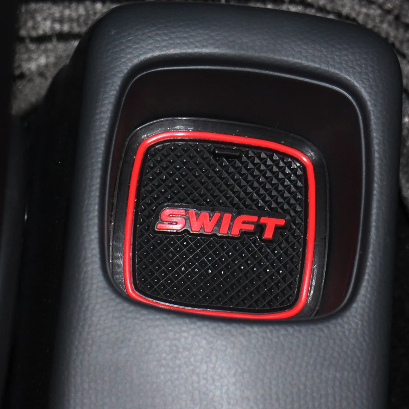 Anti-Slip Door Groove Pads For Suzuki Swift 2005-2012 2013 2014 Rubber Non-slip Gate Slot Mat Cup Coaster Car Decor Accessories