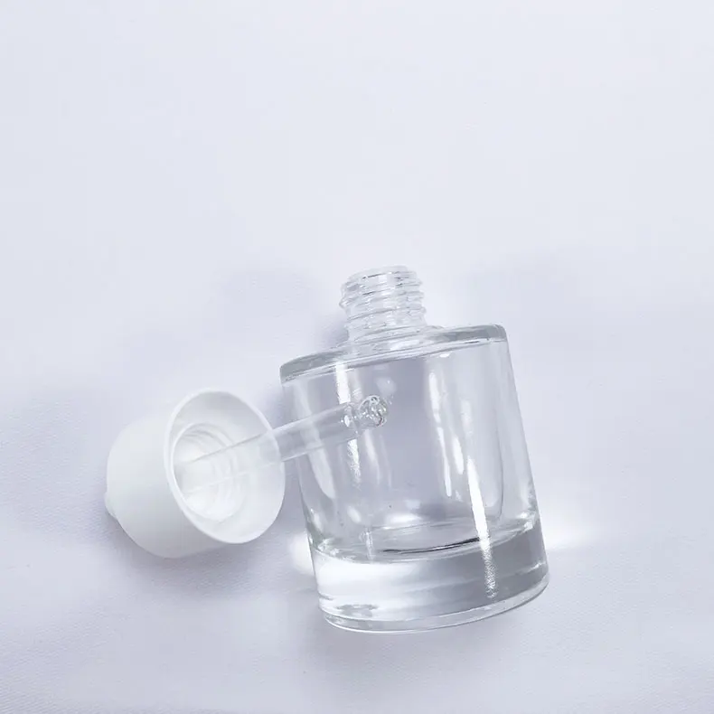20/30ml/50ml Tropf flasche Klarglas dicker Boden Aroma therapie flüssige Essenz Massage öle Serum pipette Nachfüllung Hautpflege – Detail 3