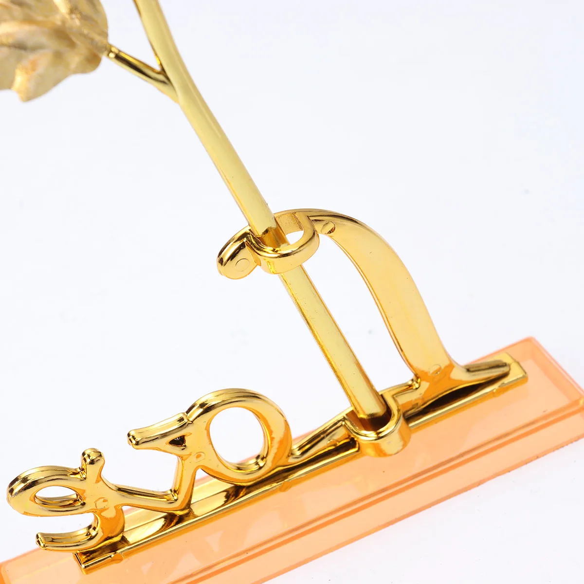 

Luxury 24K Gold Plated Rose Lasting -Like Artificial Rose with Love Base Display Box Perfect Gift for Her on Special