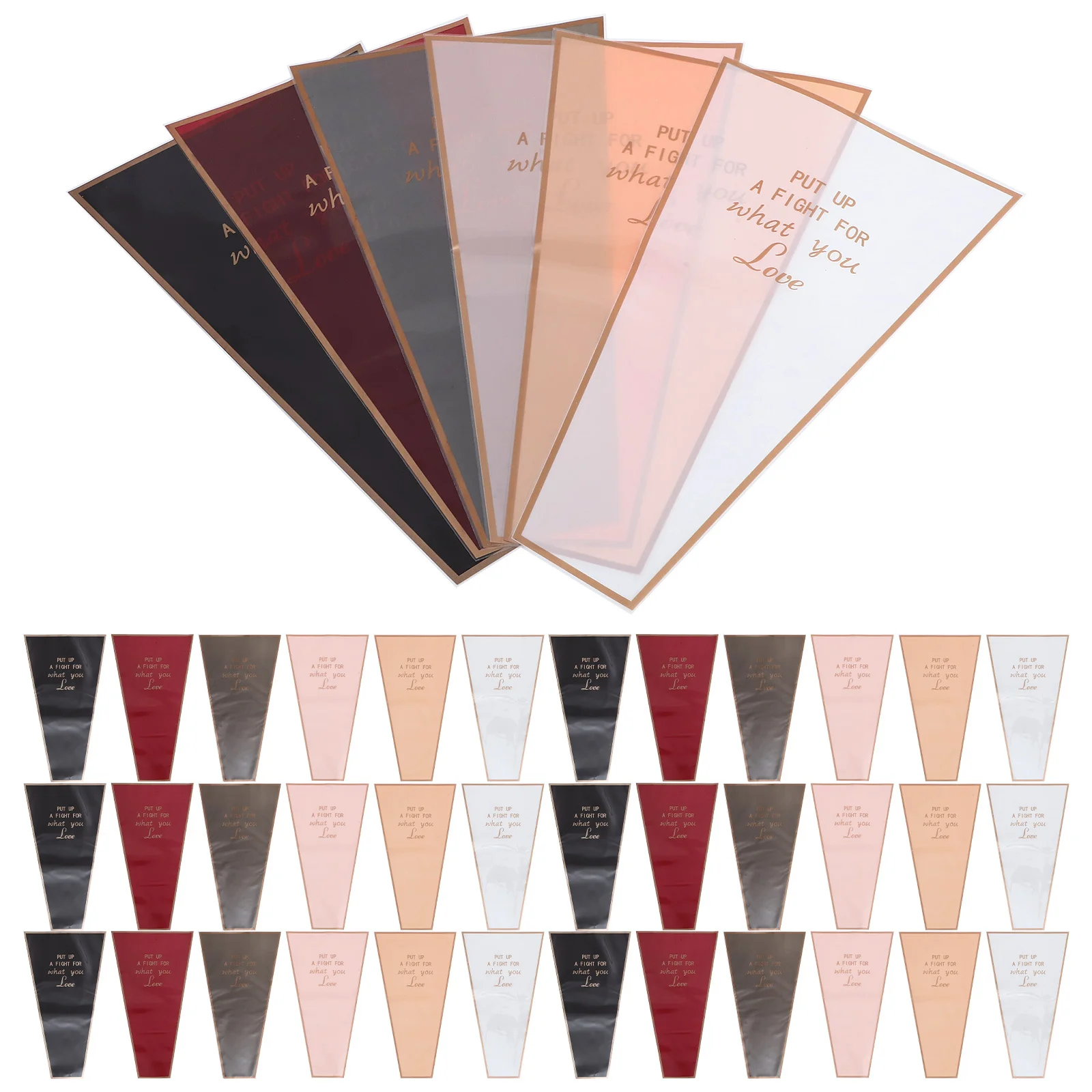 

150Pcs Decorative Gift Bags for Flower Shop Lightweight Small Store Various Holidays Parties Packaging