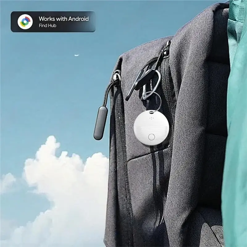 AA60-For Google For Home Control Smart Home Control Gps Tracker Locator Tag Device Finder Tracking Functionality White