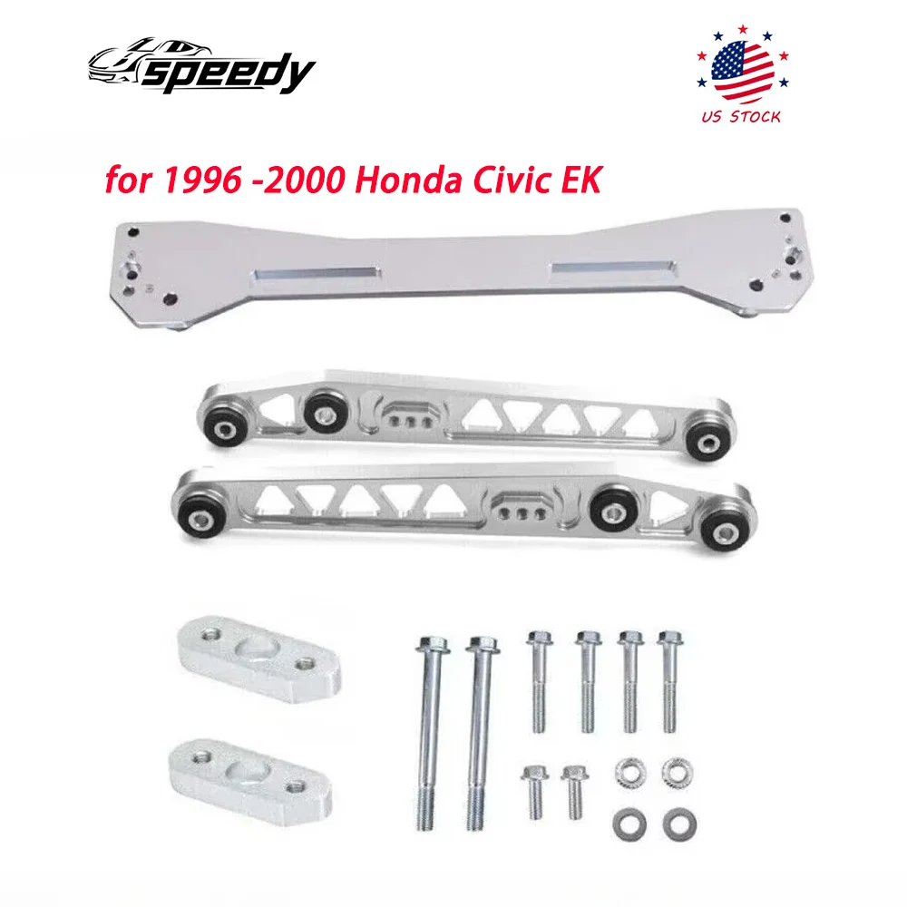 

Заготовка заднего нижнего рычага управления, распорка подрамника, серебристая для Honda Civic EK LCA серии 1996-2000 гг.