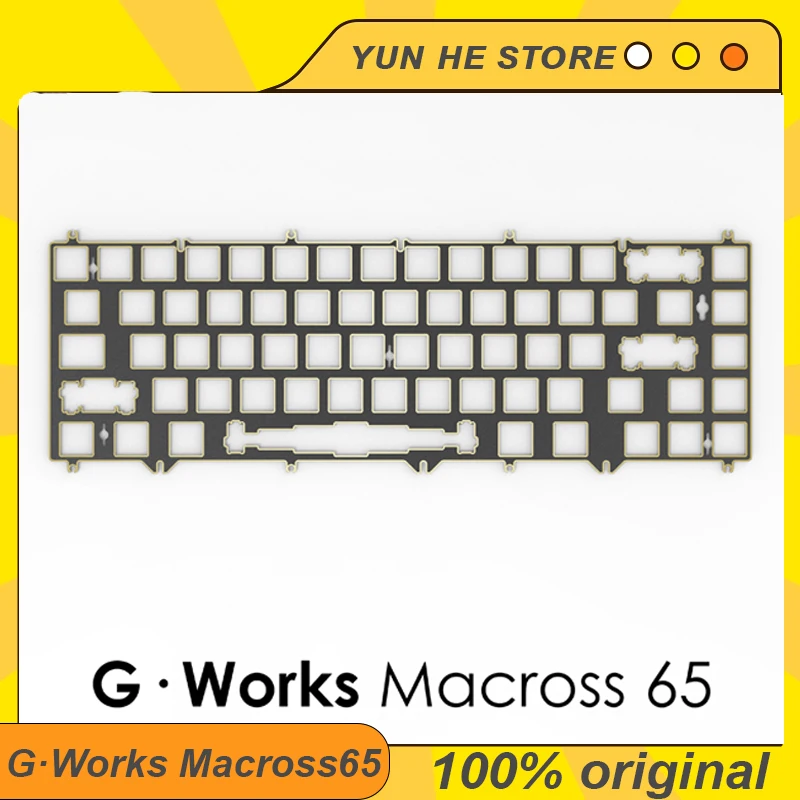 

G·Works Macross65 Mechanical Keyboard Postioning Plate PCB Mounted PP PC FR4 Aluminum Carbon Fiber Positioning Board Custom Gift