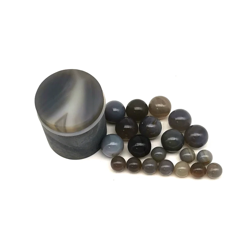 the first choice for a laboratory ball mill Natural agate tank Agate grinding tank agate jar 25ml 10 by 12mm balls 10 by 18mm