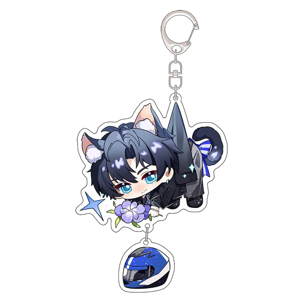 

Anime Light and Night Osborn Evan Sariel Charlie Jesse Cosplay Keychain small pendant Ambitus Colleagues