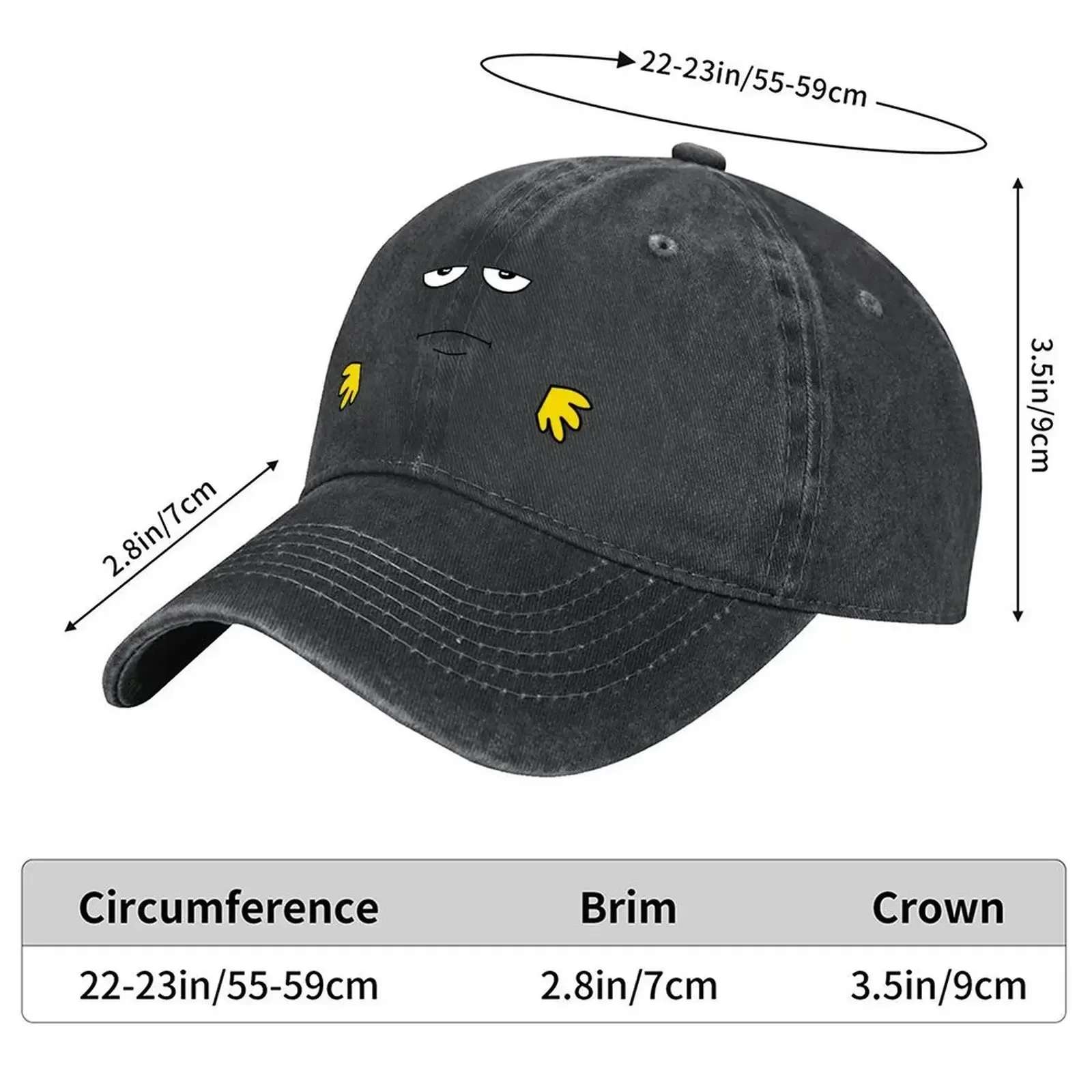 New Aqua Teen Hunger Force Baseball Cap Cosplay Sun Hat For Children Fashionable Unique Hats Men Women's