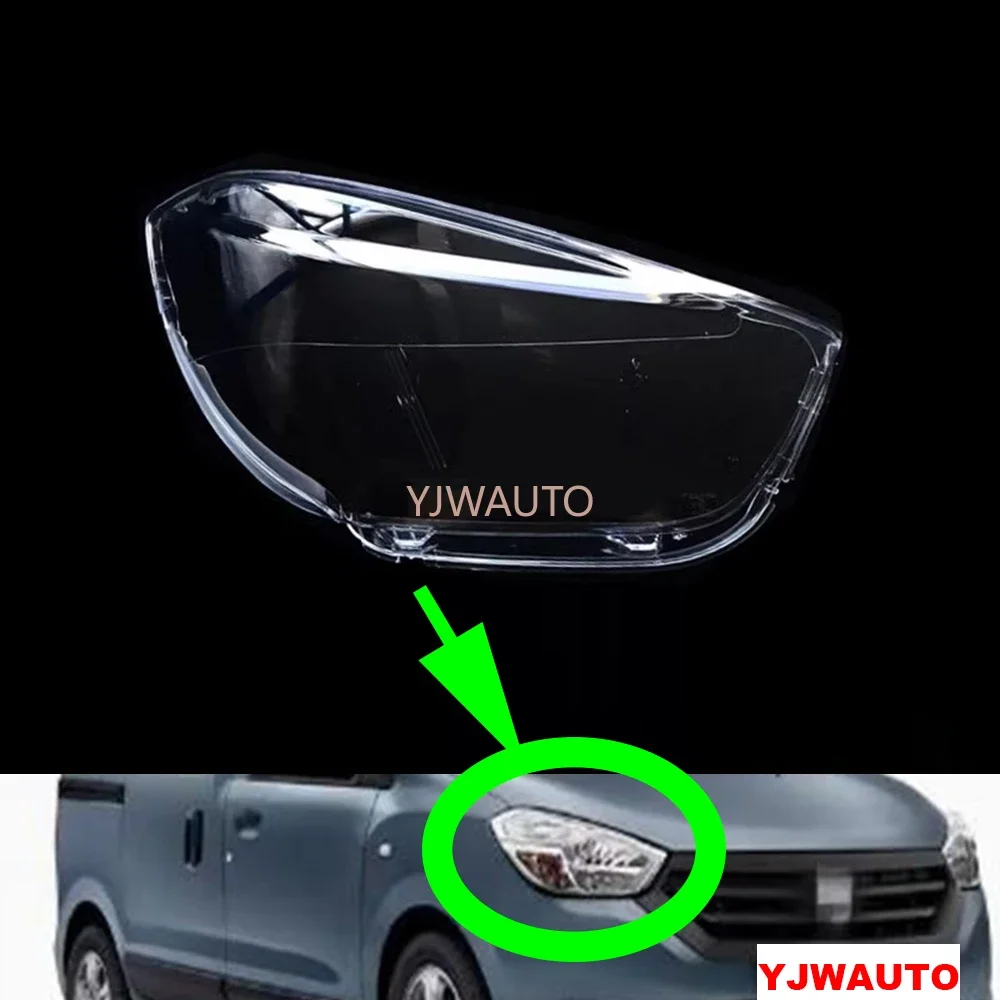 

For Renault Dokker Sandero 2012 2013 2014 Headlamp Cover Car Headlight Lens Glass Replacement Front Lampshade Auto Shell Lens