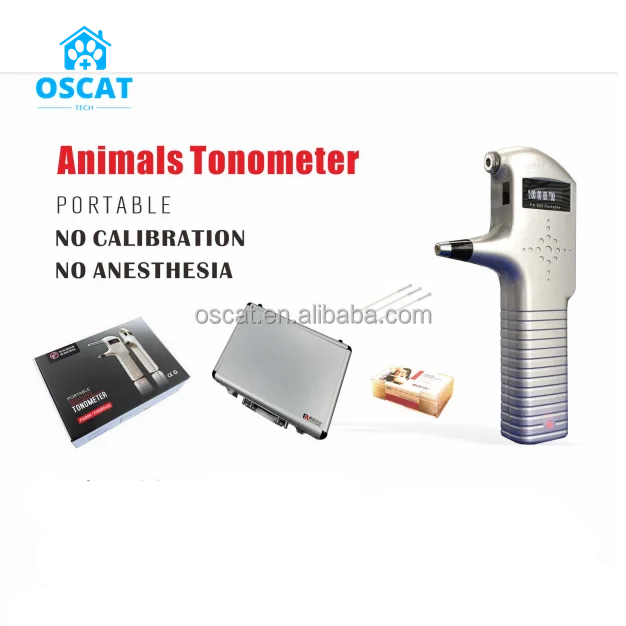 OSCAT Veterinary Instrument Ophthalmic Pet Hospital Dog Cat Use Portable Animals Tonometer for Clinic