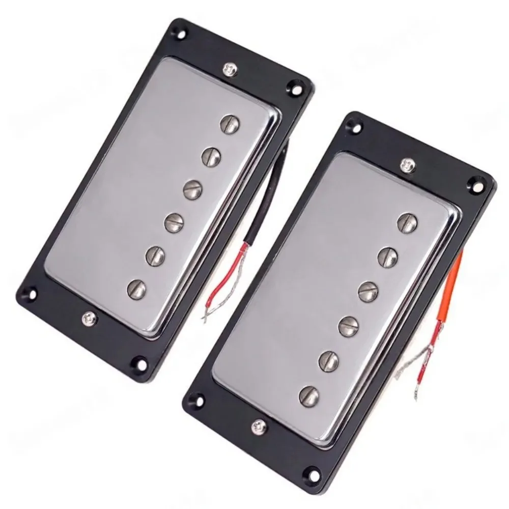 Pickup gitar elektrik dual-coil EPI double-block dengan penutup tembaga 6 lubang