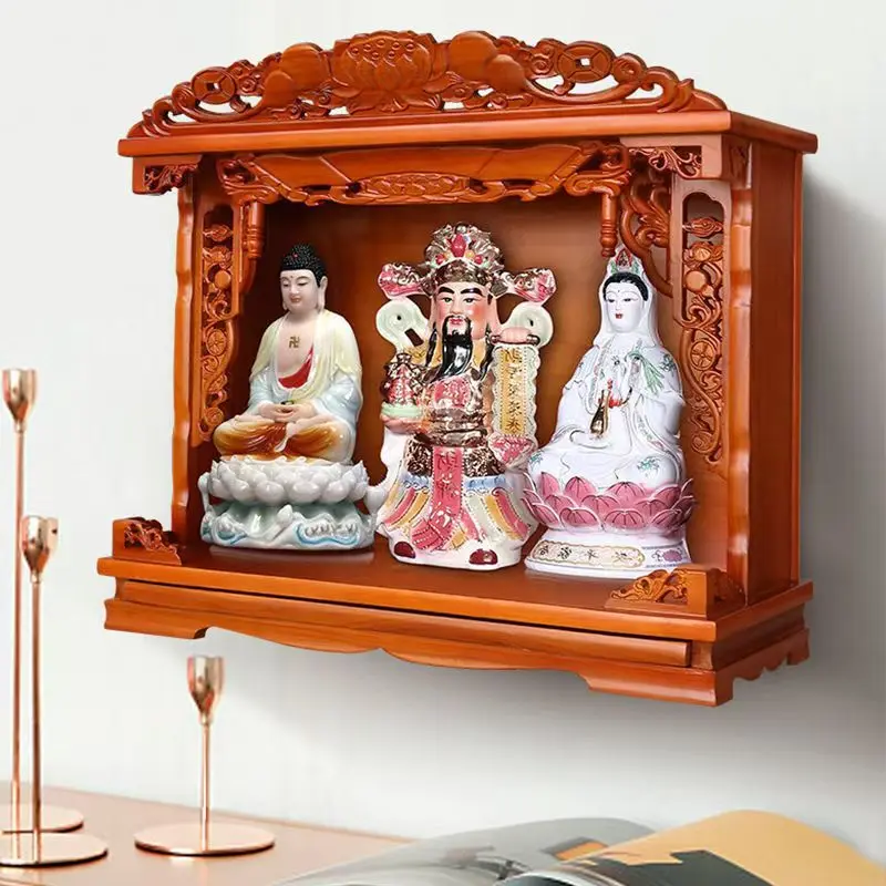 FT Shrine wall-mounted household plaque New Chinese-style Buddhist, vertical cabinet manufacturer wholesale for table