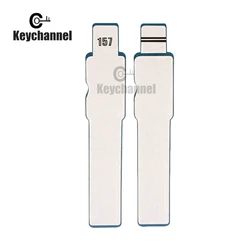 Keychannel 5pcs SIP22 #157 Flip Blank Key Blade Uncut  Remote Key Blade For Fiat Punto Ducato Stilo Panda Idea Replacement part