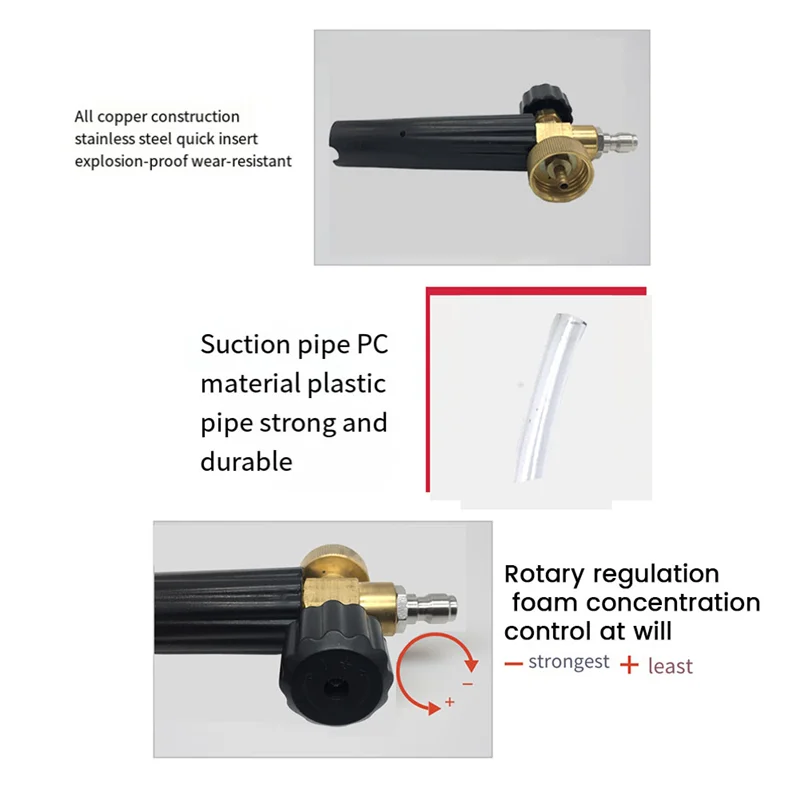 เครื่องกําเนิดโฟมล้างอัตโนมัติ เครื่องฉีดน้ําแรงดันสูงอัตโนมัติ สบู่โฟมหิมะ Foamer ทําความสะอาดลึก เครื่องมือทําความสะอาด