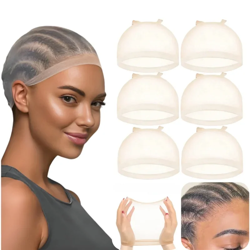 

2-100PCS Hd Wig Cap For Make Natural Hair Style Sheer Wig Caps Hd Stocking Cap For Making Wigs Ventilate Wig Hat Mesh Cap ﻿