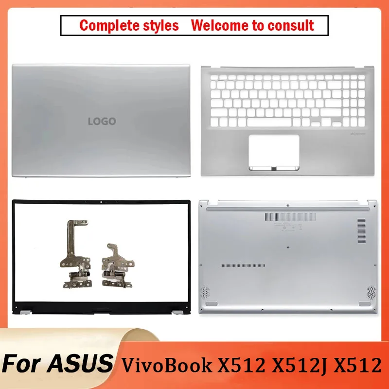 Новый для ASUS VivoBook 15X512 V5000F X512F A512 A512F F512, верхний корпус, задняя крышка ЖК-экрана, передняя панель, упор для рук, нижняя нижняя часть корпуса