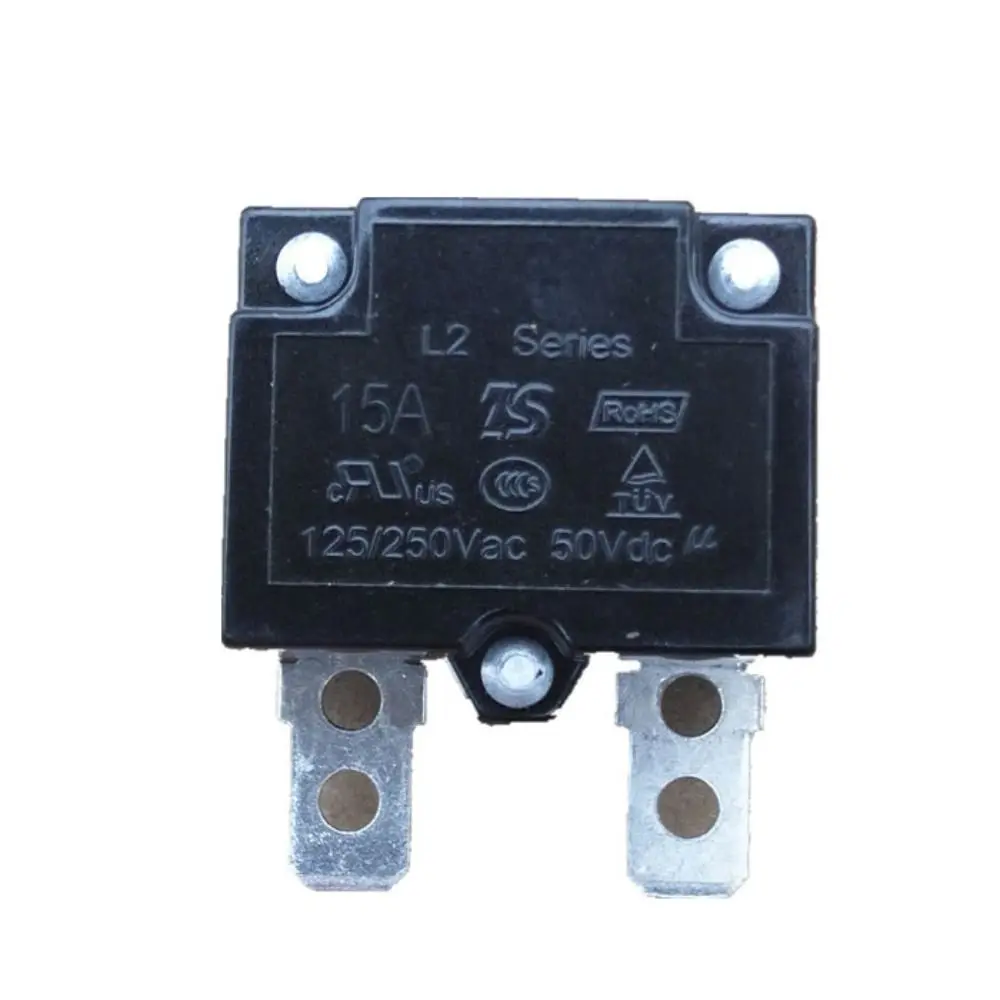2pcs DIY 7A 10A 15A Children's RC  Automatic Reset Relay Fuse Current Overload Protector Reset The Relay Therma Switch